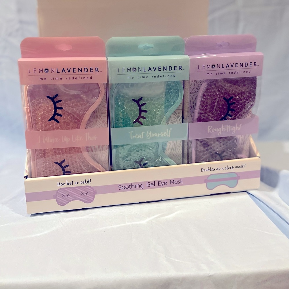 BULK LEMON LAVENDER GEL SOOTHING EYE MASK